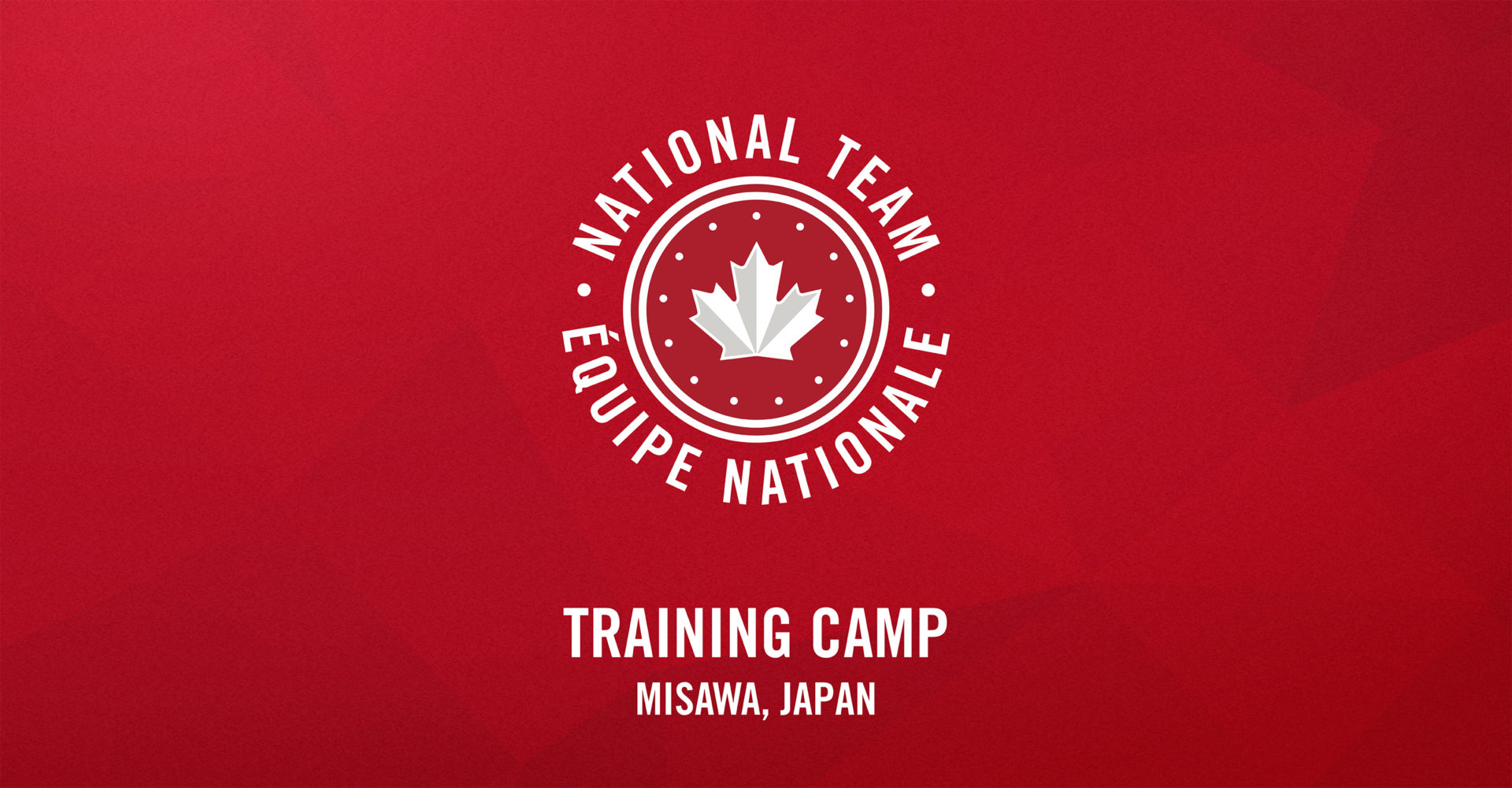 Team Canada to Hold First Training Camp in Misawa, Japan