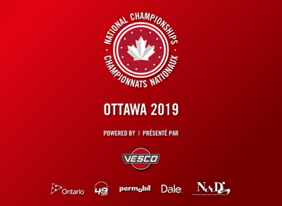 OTTAWA TO HOST THE 2019 NATIONAL CHAMPIONSHIPS – POWERED BY VESCO