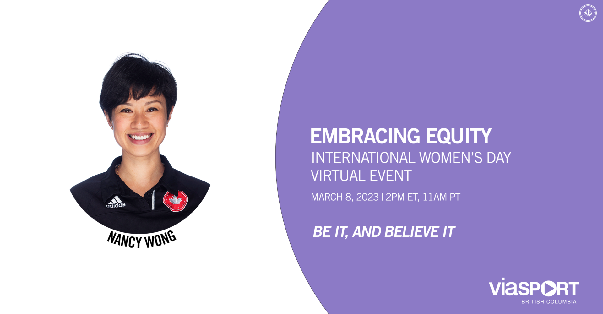 WRC’s Nancy Wong joins ViaSport Panel for International Women’s Day