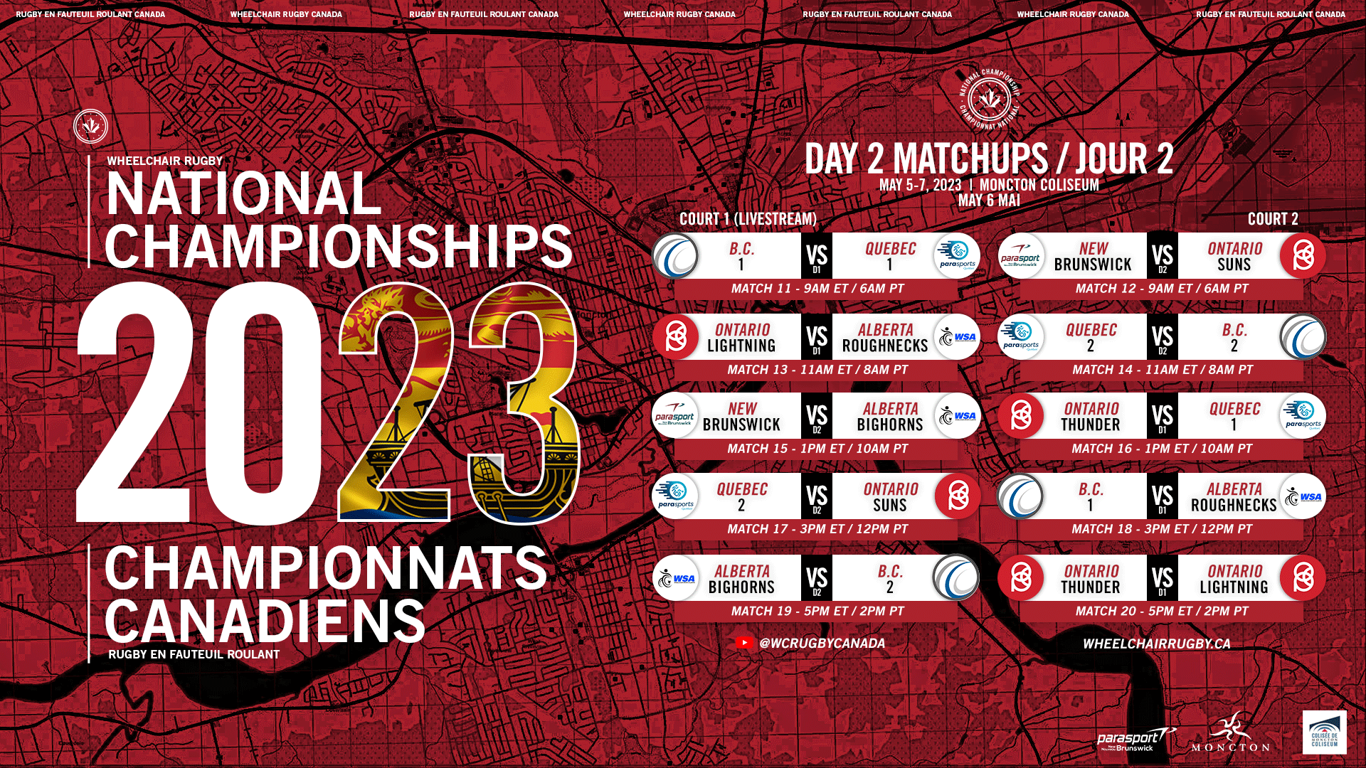 2023 National Championship Schedule Released Wheelchair Rugby Canada